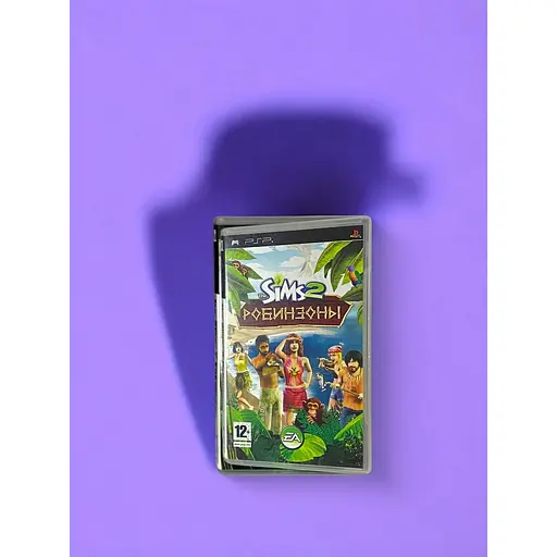 Локализованный лицензионный диск на PSP лицензия The Sims 2: Робинзони