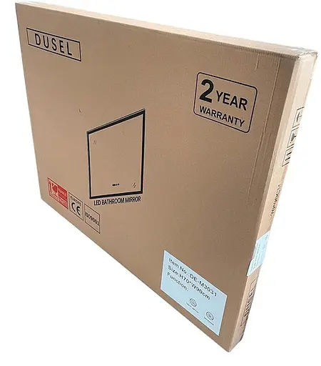 Дзеркало Dusel DE-M3021 70x90, Білий - фото 4