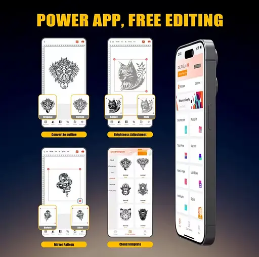 Беспроводной портативный термопринтер А4 - фото 11