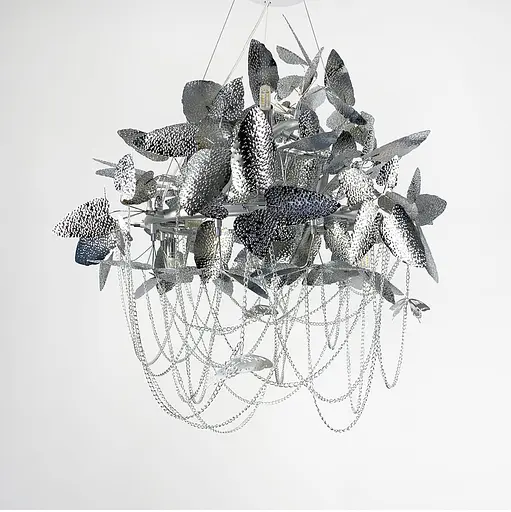 Люстра в стиле Серпента с нежными бабочками в хромированном корпусе Line.F Y 05/D600 CH - фото 2