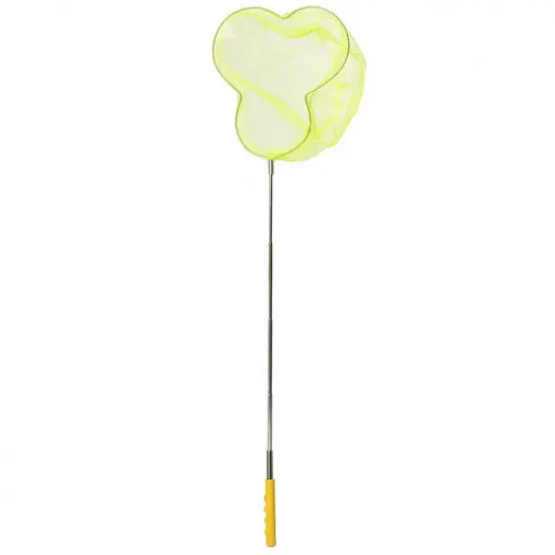 Детский сачок для бабочек трилистник MS 1287-4 ручка-телескоп 87 см Желтый