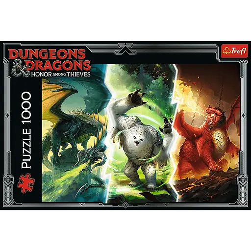 Пазл "Легендарні монстри Фаеруна" Підземелля і дракони - 1000 шт. TREFL 10763 - фото 3