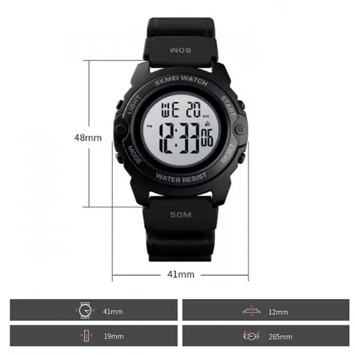 Детские наручные часы Skmei 1574 Белый циферблат - фото 5