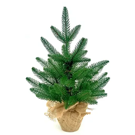 Ялинка Hvoya Classic лита в мішковині 50 см зелена