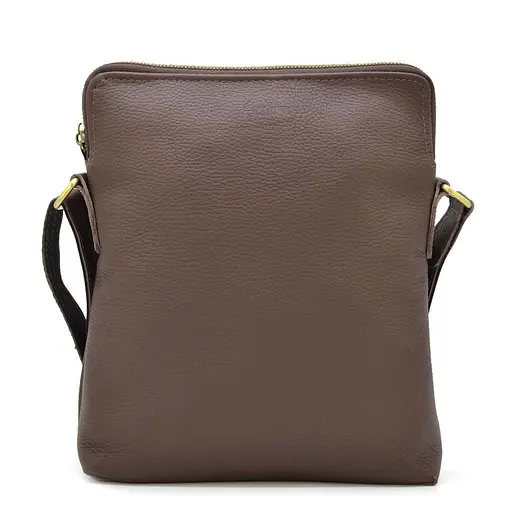 Кожаная мужская сумка через плечо TARWA 25х29х5 см sum0025766 - фото 3