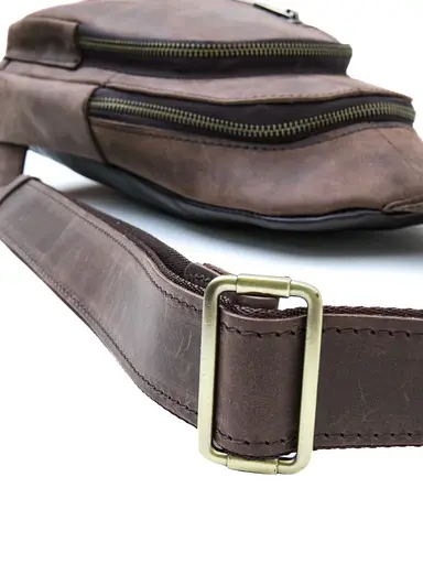 Чоловіча шкіряна сумка через плече Newery sum0026684 - фото 6