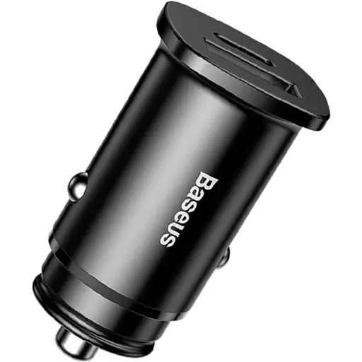 Автомобильное зарядное устройство Baseus B5-C15C PPC Car Charger 30W PD QC 4.0 (Type-C+USB) (219764351)