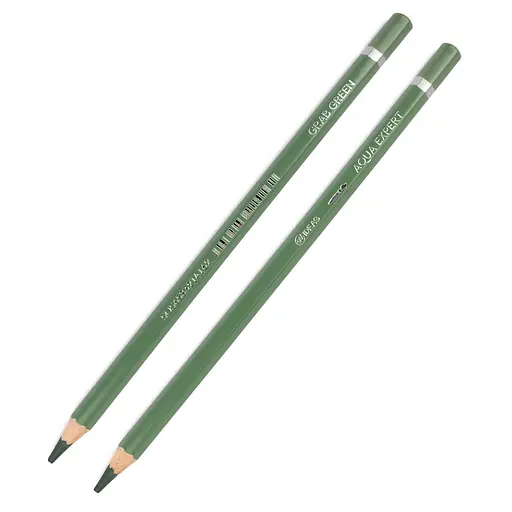 Карандаш акварельный 99IDEAS "Aqua Expert", Grab Green/Темно-зеленый, 99AE-GGRN - фото 2
