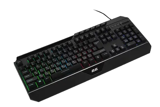 Клавіатура 2E Gaming KG315 RGB Ukr Black (2E-KG315UBK)