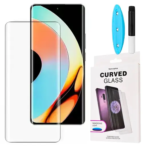 Захисне скло DK для Oppo A1 Pro/Reno8 T 5G UV Curved 015456 clear 2 шт. - фото 3