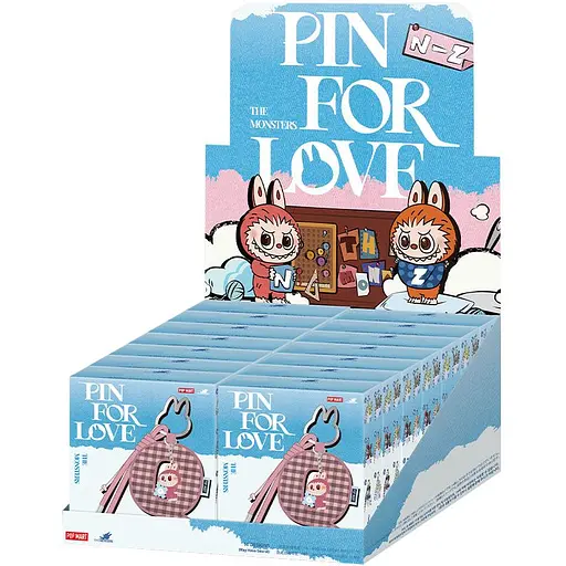 Брелок-сюрприз Pop Mart The Monsters Серия Pin for Love Letter NZ коллекционный (MPFL-01) - фото 2