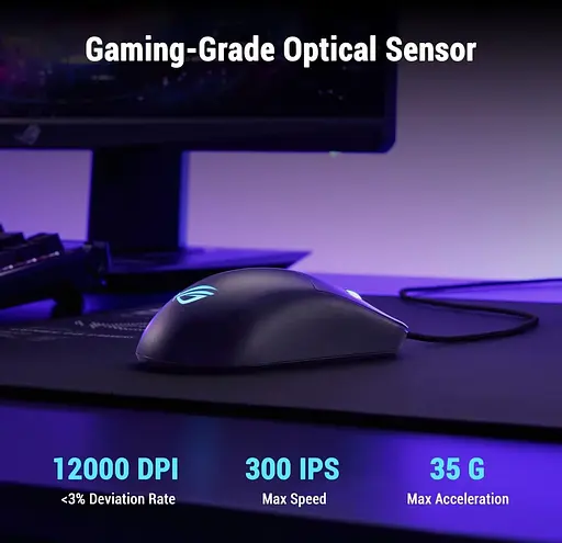 Миша ASUS ROG Harpe Mini Core USB-A Black (90MP04D0-BMUA00) - фото 10