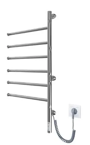 Електрична рушникосушка Mario Веер-I 800x445x50 TR таймер-регулятор 2.3.0408.11.P - фото 1