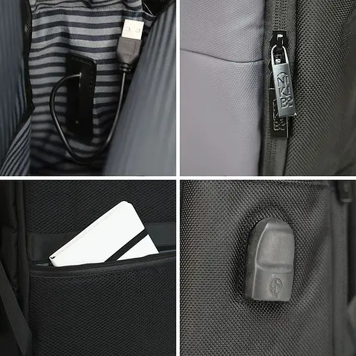 Рюкзак NikiBo Pioneer 21 л сірий (30012305-07) - фото 6