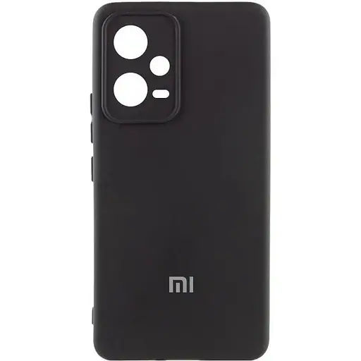 Чохол Silicone Cover Lakshmi Full Camera (AA) with logo для Xiaomi Poco X5 5G / Note 12 5G Чорний / Black