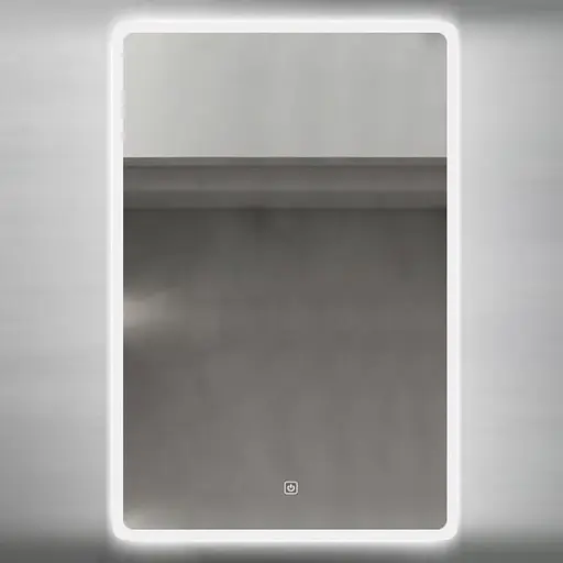 Дзеркало Dusel DE-M3011 80x65 см Сенсорне включення + підігрів, Білий - фото 1