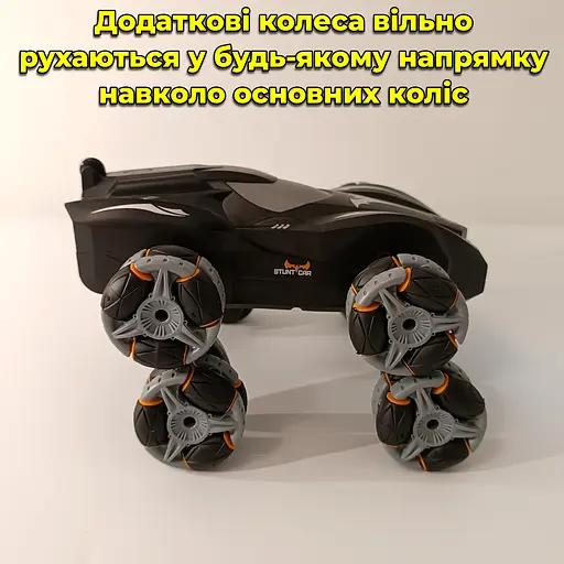 Машинка на радіокеруванні Бетмобіль 8х8. Колеса обертаються по осі. З фарами. бетмен - фото 3