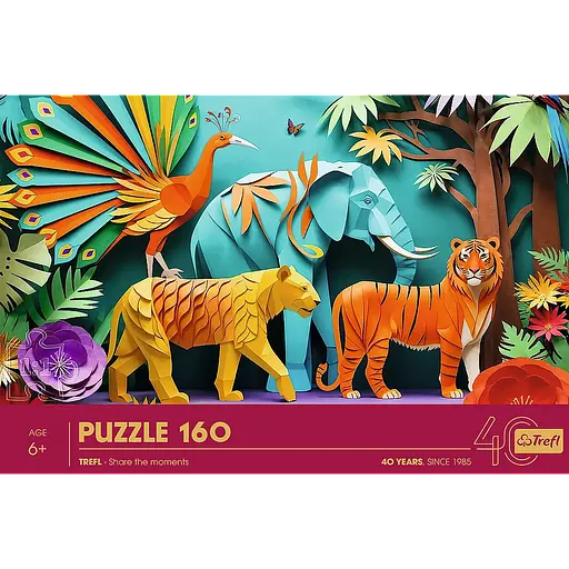 Пазл Джунглі орігами - 160 шт. TREFL 40051 - фото 3