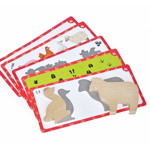 Деревянный игровой набор "Фигурки животных" Igroteco 900521, 17 деталей - фото 6