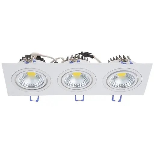 Светильник потолочный LED Brille 32-193 LED-173/3x5W NW WH врезной