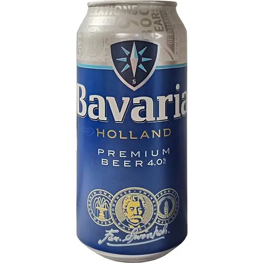 Пиво Bavaria Holland Premium светлое фильтрованное 4% 0.44 л