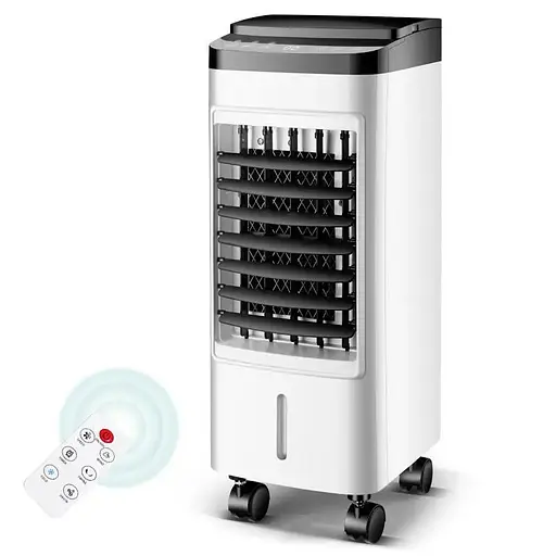 Охладитель воздуха Germatic SK-001J с пультом и автовращением 120W емкость 5.5л (Белый) - фото 2