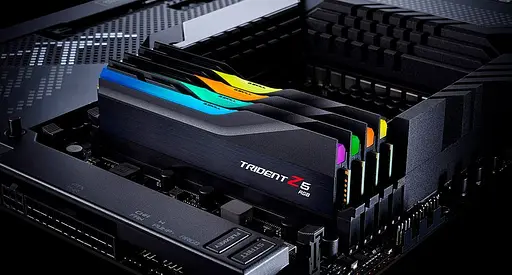 Модуль памяти DDR5 G.Skill Trident Z5 RGB 2x32GB 6000MHz Black (F5-6000J3040G32GX2-TZ5RK) [102616] - фото 8