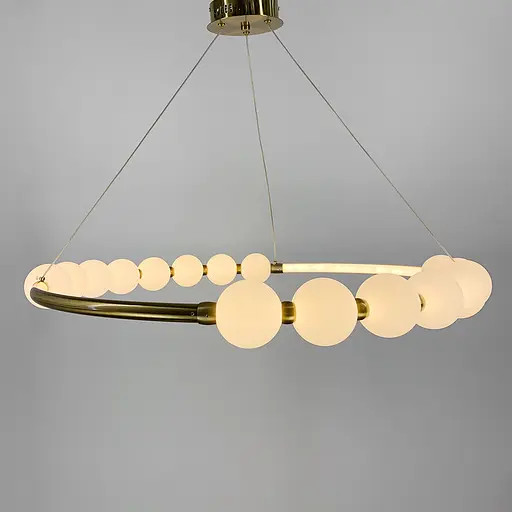 Люстра Nordic Pearl с плафонами-жемчужинами на 3 режима Line F | Ст. SG33 - фото 3