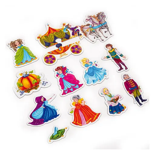 Настольная игра магнитный театр "Золушка" Vladi Toys VT3206-53 Укр - фото 3