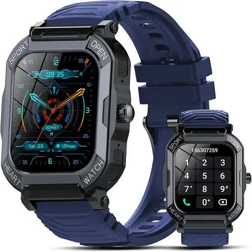 Смарт-часы xinwld Н30, 113 спортивных режимов, IP68 Синий