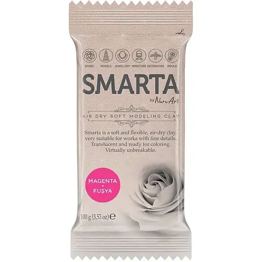 Пластика самозастигаюча Smarta Маджента 100 г - фото 1