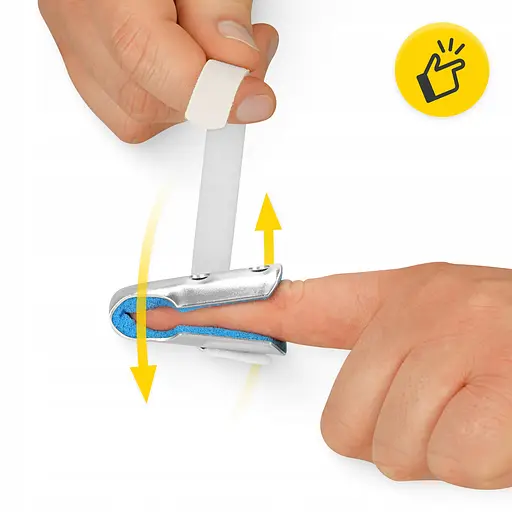 Фіксатор (бандаж) для пальця руки 4FIZJO MED 1 шт Size S (P-5905973407397) - фото 10