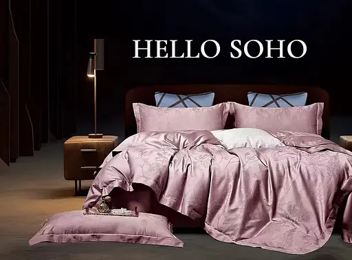 Комплект постельного белья Евро Boutique 200х230 см Butterfly Powder SOHO pbe0050869 - фото 2