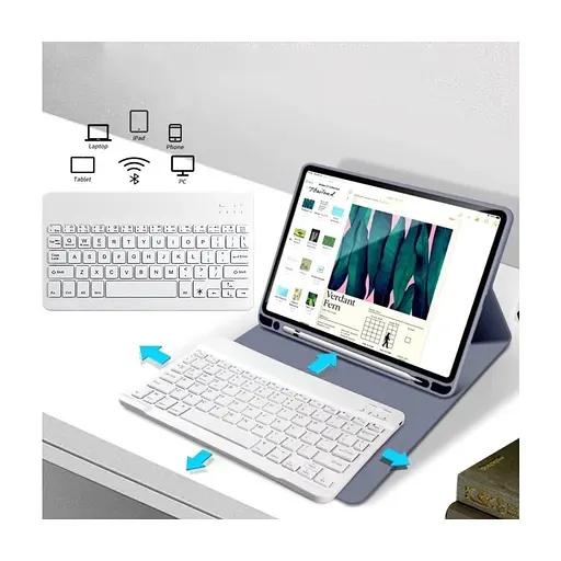 Чехол для планшета BeCover with keyboard Apple iPad Mini 6 2021 Purple (712991) - фото 4