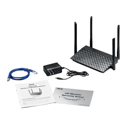 Роутер ASUS RT-AC1200 AC1200 V2 Black 802.11ac (RT-AC1200) - фото 5