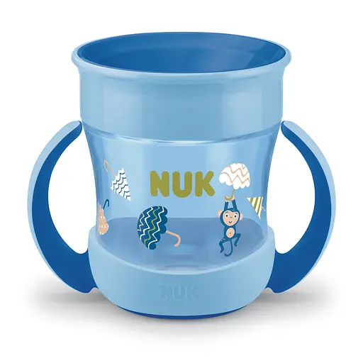 Поїльник Nuk Evolution Mini Magic, 160мл, синій з блакитним (3952385) - фото 1