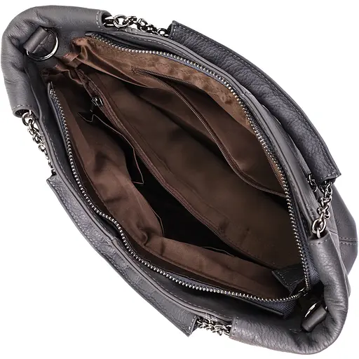 Повседневная сумка для женщин Vintage из натуральной кожи 29.5х22х13.5 см sum0027562 - фото 8