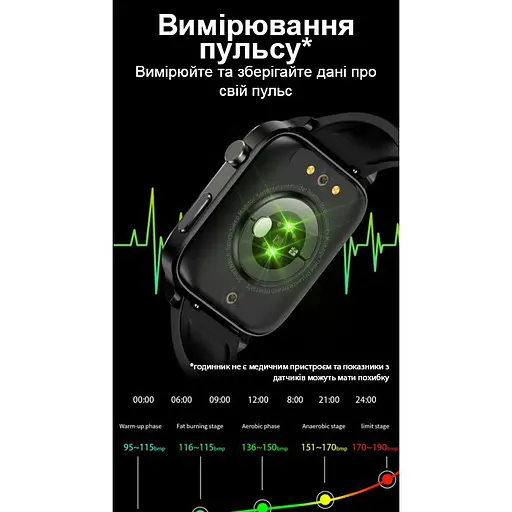 Годинник Smart F100 Black - фото 10