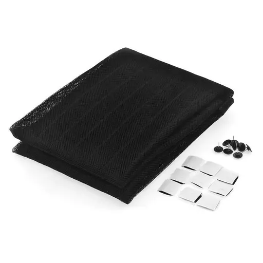 Раздвижная москитная сетка Supretto Magic Mesh на магнитах черный (C1410003) - фото 4