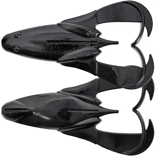 Силікон Keitech Noisy Flapper 3.5’’ #001 Black (5 шт/уп)