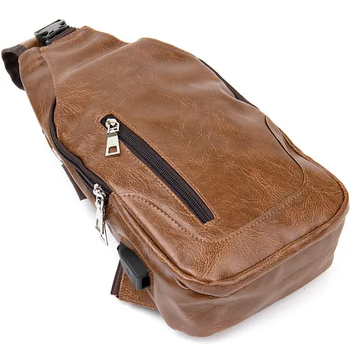 Чоловіча сумка на плече Vintage 18х33х8 см sum0014910 - фото 5