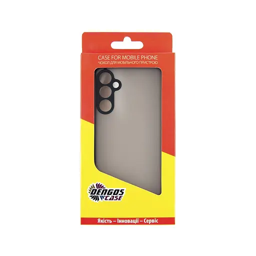 Чохол до мобільного телефона Dengos Matte Samsung Galaxy A34 5G (black) (DG-TPU-MATT-119) - фото 5