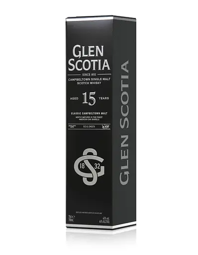 Виски Glen Scotia 15 yo Single Malt Scotch Whisky 46% 0.7 л в подарочной упаковке - фото 3