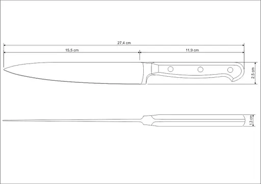 Нож поварской TRAMONTINA CENTURY, 152 мм (508389) - фото 2
