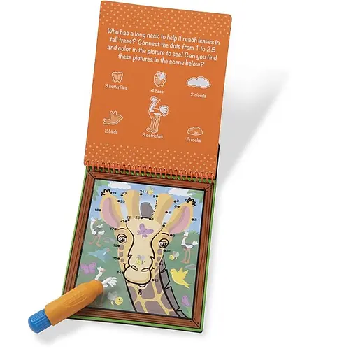 Розмальовка по крапкам Melissa & Doug Сафарі водна чарівна (MD31950) - фото 5