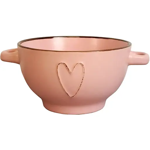 Бульйонниця Vittora Безмежна любов VT-C-38140 з вушками 14 см 600 мл в асортименті (128959)