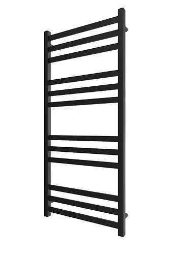 Водяной полотенцесушитель Mario Inox Чикаго 1170x530/500 черный мат 1.072.048860.BM, Черный матовый, нижнее - фото 1