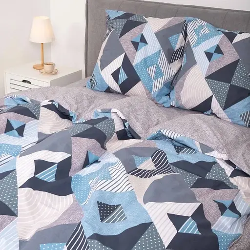 Комплект постільної білизни Viluta євро ранфорс 23234 100% бавовна - фото 6