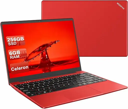 Ноутбук WOZIFAN Laptop W7 14inch 6/256Gb Red - фото 2