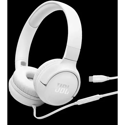 Гарнітура JBL Tune 520C White (JBLT520CWHT) (7137193) - фото 4
